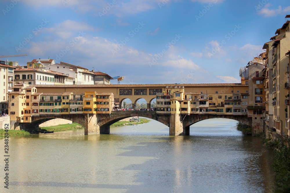 Italy Florence Ponte Vecchio bridge