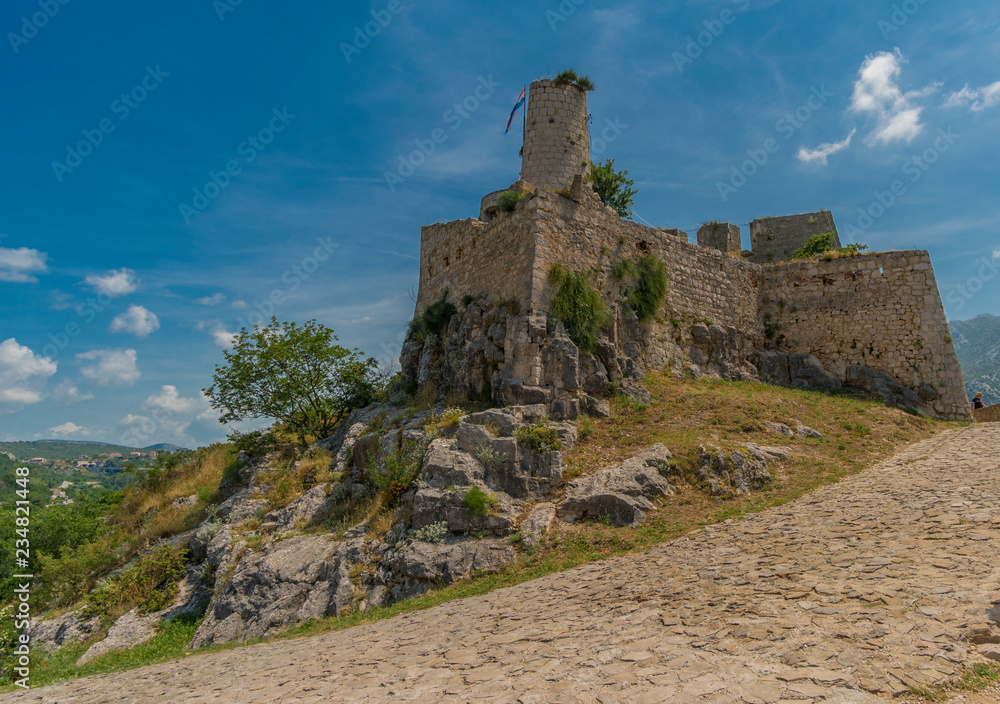 Fort Klis in der nähe von Split in Kroatien