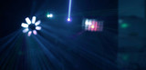 background image of a DJ in a nightclub.photo with copy space