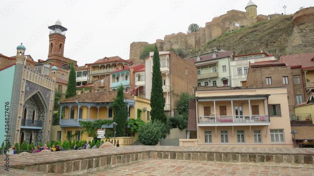 Abanotubani district in the Old Town of Tbilisi, Georgia Abanotubani district in the Old Town of Tbilisi, Georgia