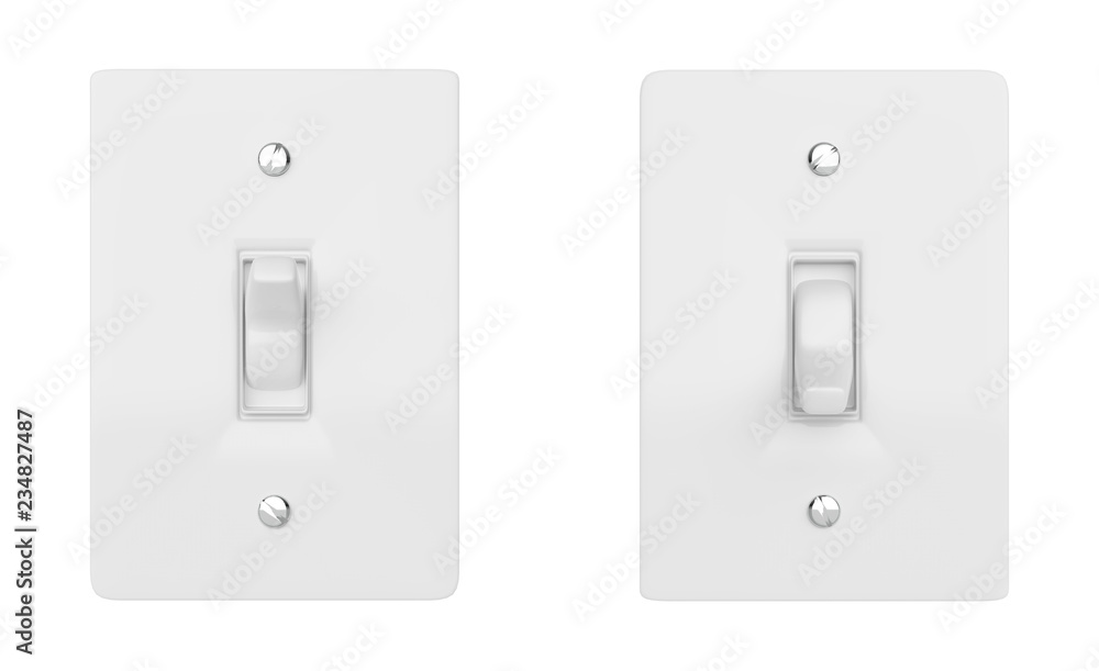 On and Off switch button. 3d illustration On and Off switch button. 3d illustration