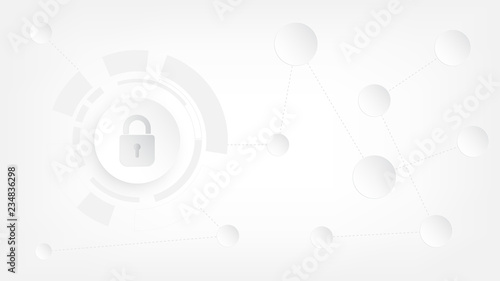Abstract cyber security and information protection background.