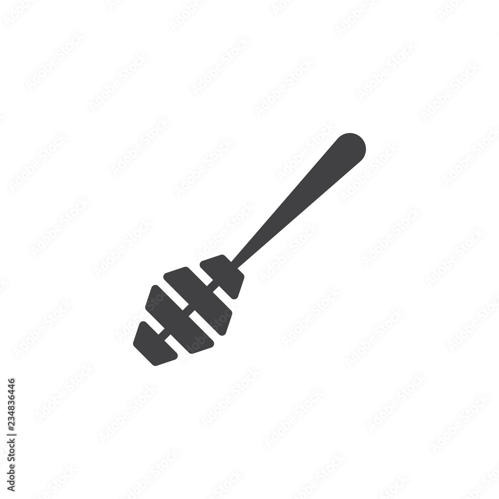Honey dipper vector icon. filled flat sign for mobile concept and web design. honey spoon simple solid icon. Symbol, logo illustration. Pixel perfect vector graphics Honey dipper vector icon. filled flat sign for mobile concept and web design. honey spoon simple solid icon. Symbol, logo illustration. Pixel perfect vector graphics