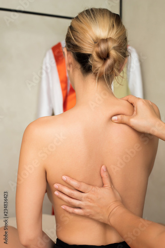 Osteopathy massage medicine pain relief