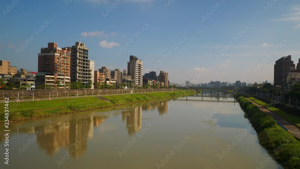sunny day time taipei city river panorama 4k taiwan
sunny day time taipei city river panorama 4k taiwan