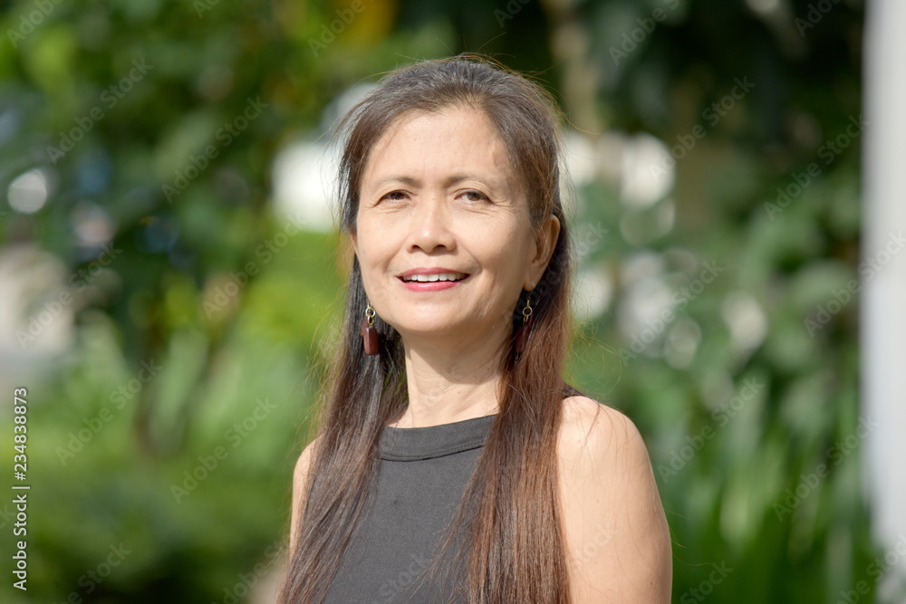Older Female Senior Smiling