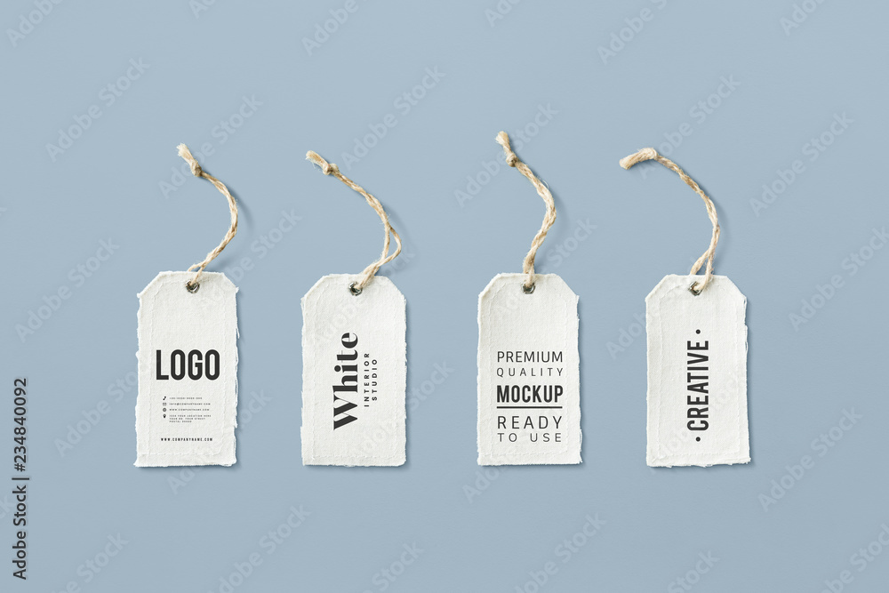 © Rawpixel.com - Natural cotton cloth label mockup