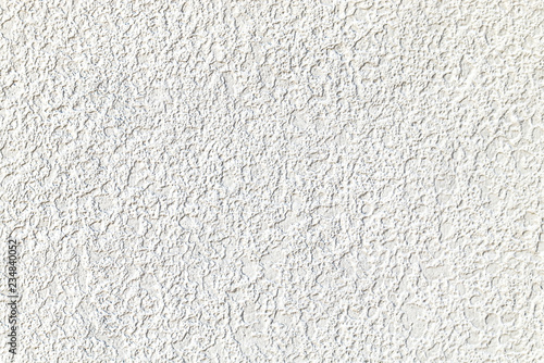 Rough white cement plastered wall texture