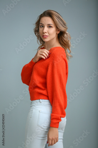 Portrait of beautiful young...