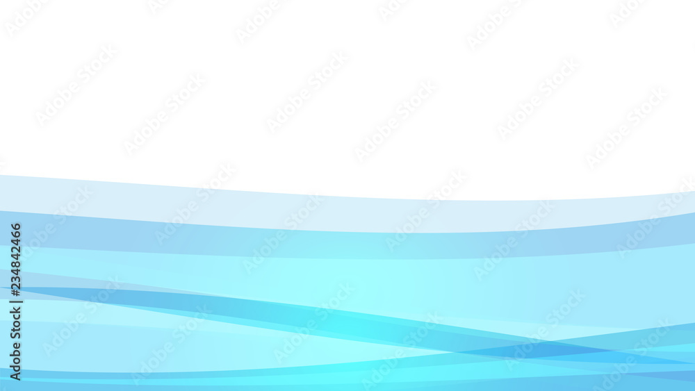 The Abstract vector image Blue wave on white background. The Abstract vector image Blue wave on white background.