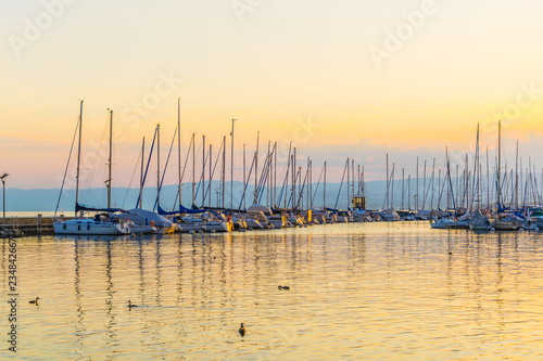 Marina at Lausanne, Switzerland