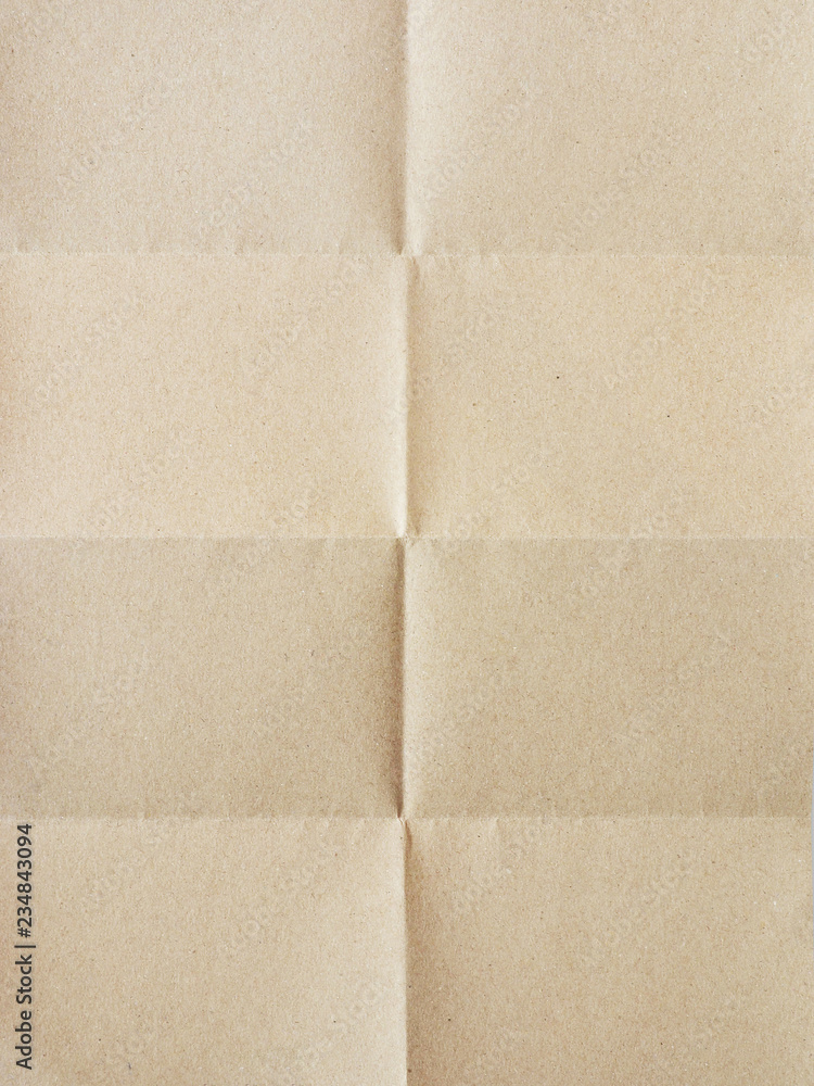 Fototapeta premium texture of folded kraft paper