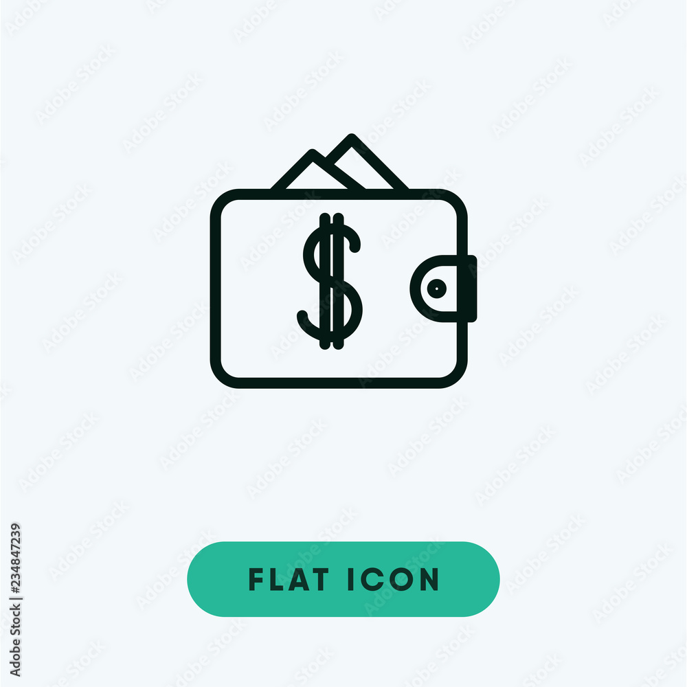 Wallet black friday vector icon Wallet black friday vector icon