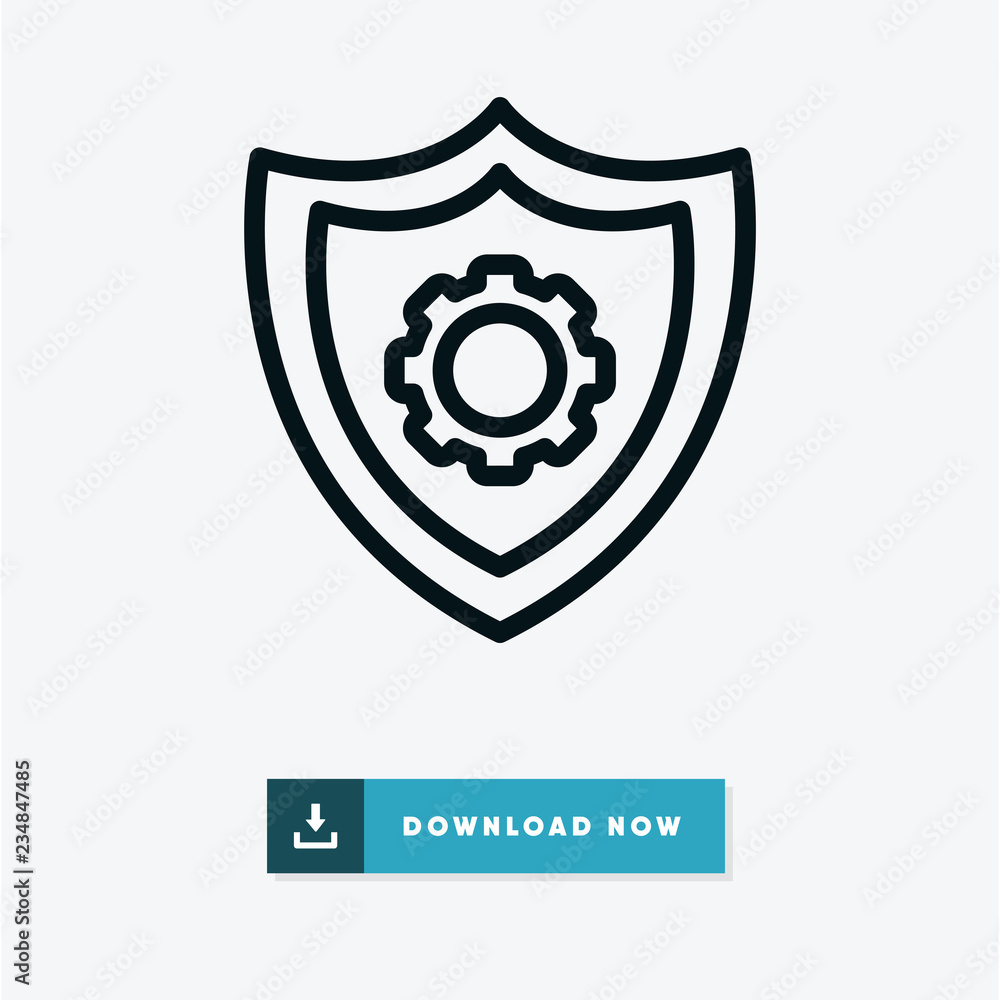 Shield vector icon Shield vector icon