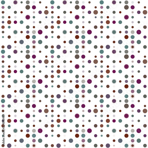 Fototapeta Naklejka Na Ścianę i Meble -  Seamless abstract pattern background with a variety of colored circles.