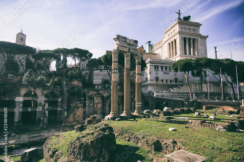Roman forum - Italy photo