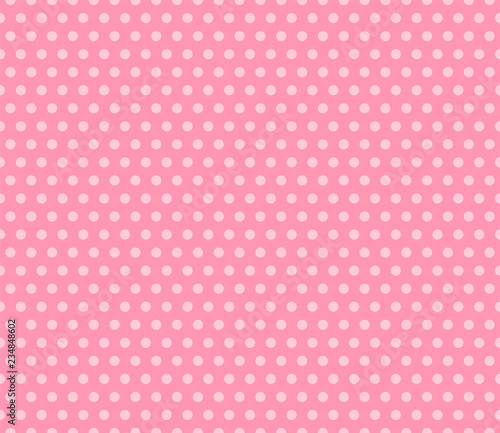Seamless Pink Polka Dots Background 