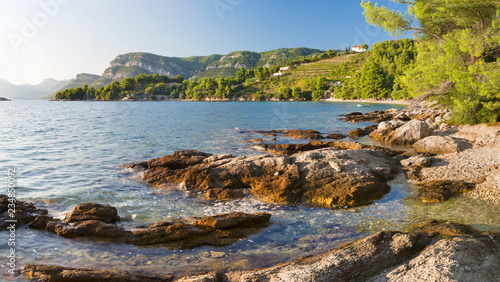 Croatia - The coast of Peliesac peninsula near Zuliana village