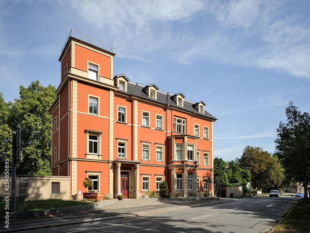 Europa, Deutschland, Sachsen, Oberlausitz, Landkreis Görlitz, Sechsstadt Zittau, Gebäude Europa, Deutschland, Sachsen, Oberlausitz, Landkreis Görlitz, Sechsstadt Zittau, Gebäude