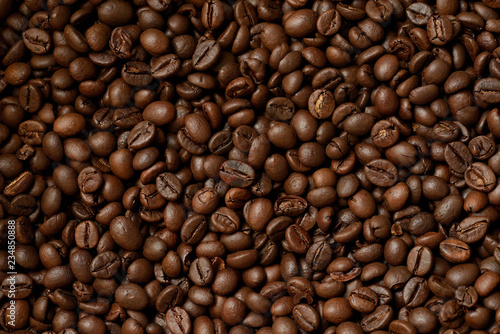 roasted coffee beans, coffee texture