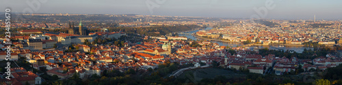 Prague - The panorama of the Town from Petrin.