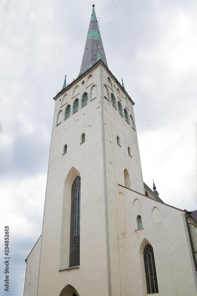 Saint Olafs Church in Tallinn, Estonia