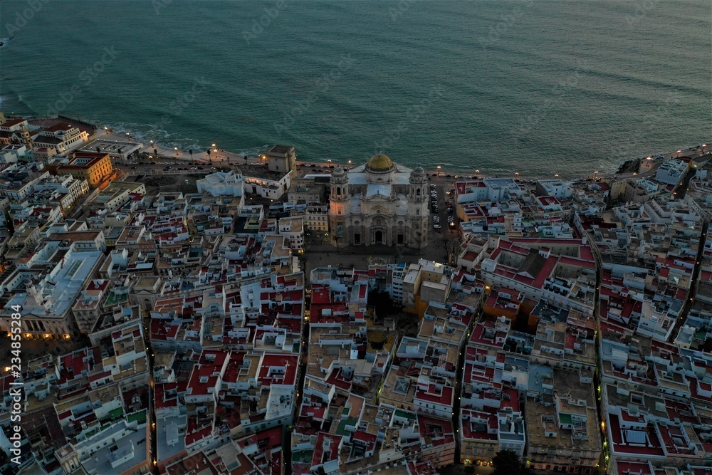 Fototapeta premium Cadiz Luftbilder