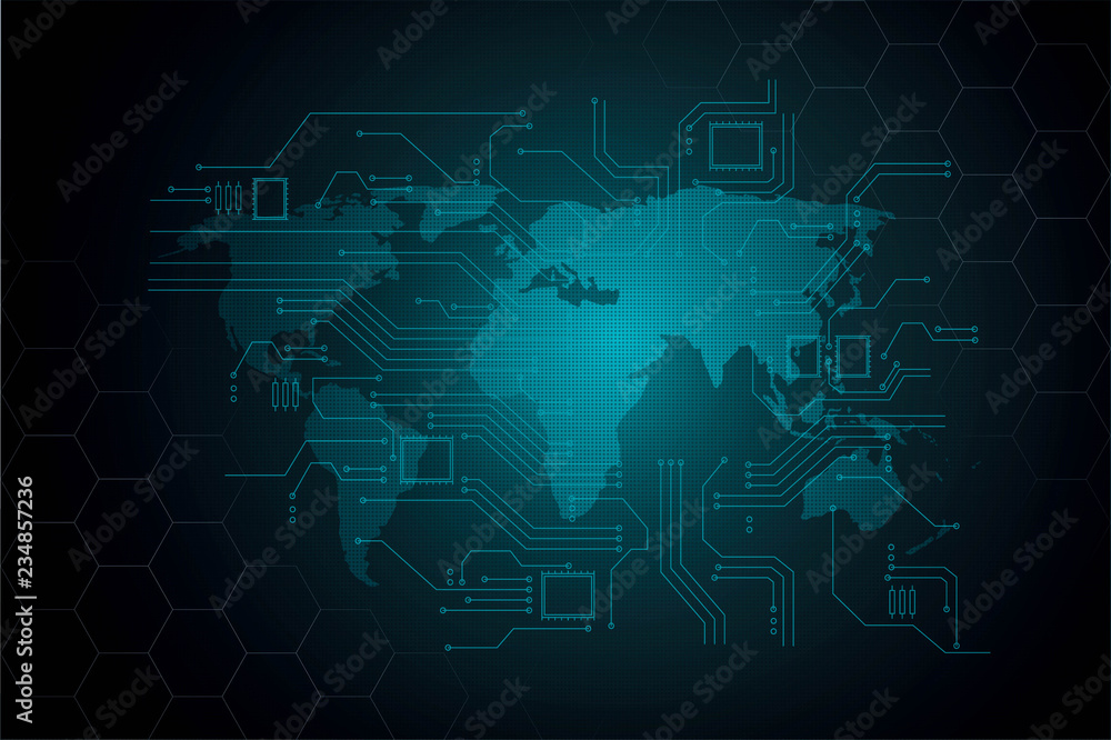 Obraz premium science Big data visualization. Futuristic Artificial intelligence . Cyber mind aesthetic design concept.