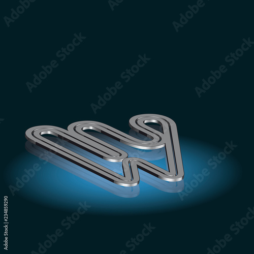 W  line Metall
