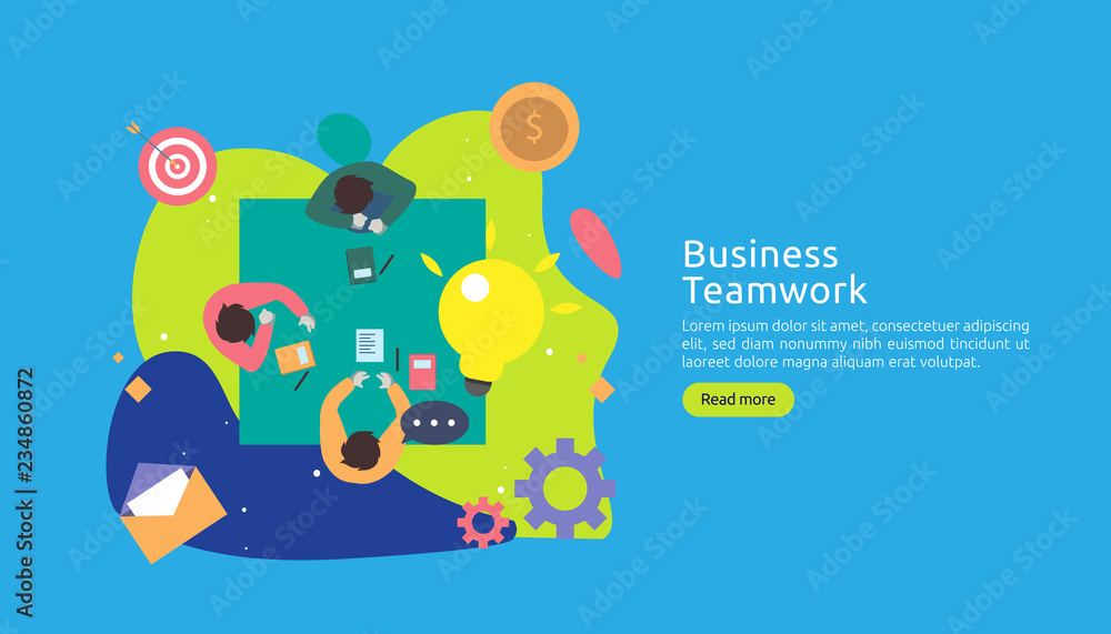 teamwork business brainstorming Idea concept with big yellow light bulb lamp, tiny people character. creative innovation solution. template for web landing page, banner, presentation, social media. teamwork business brainstorming Idea concept with big yellow light bulb lamp, tiny people character. creative innovation solution. template for web landing page, banner, presentation, social media.