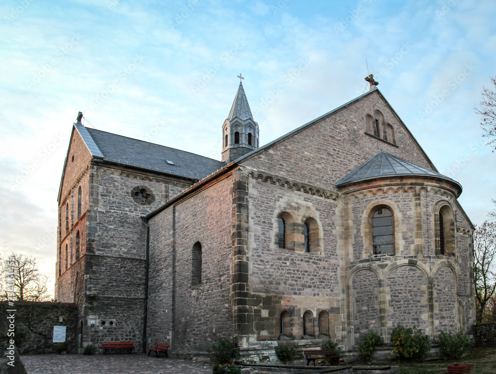 Kloster, Kirche auf dem Petersberg bei Halle Saale Kloster, Kirche auf dem Petersberg bei Halle Saale