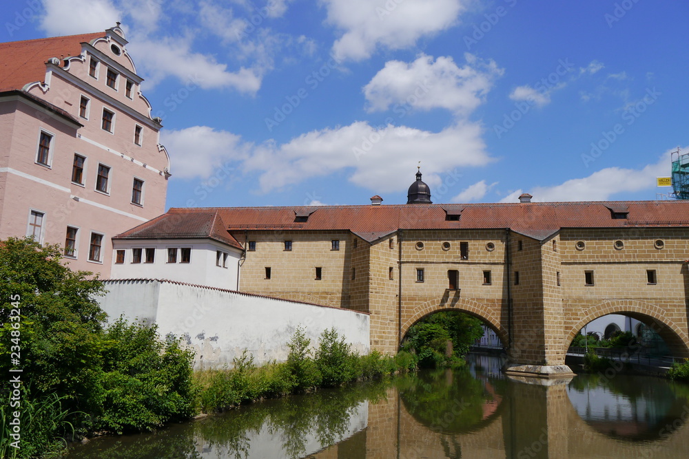 Stadtbrille und Kurfürstliches Schloss in Amberg