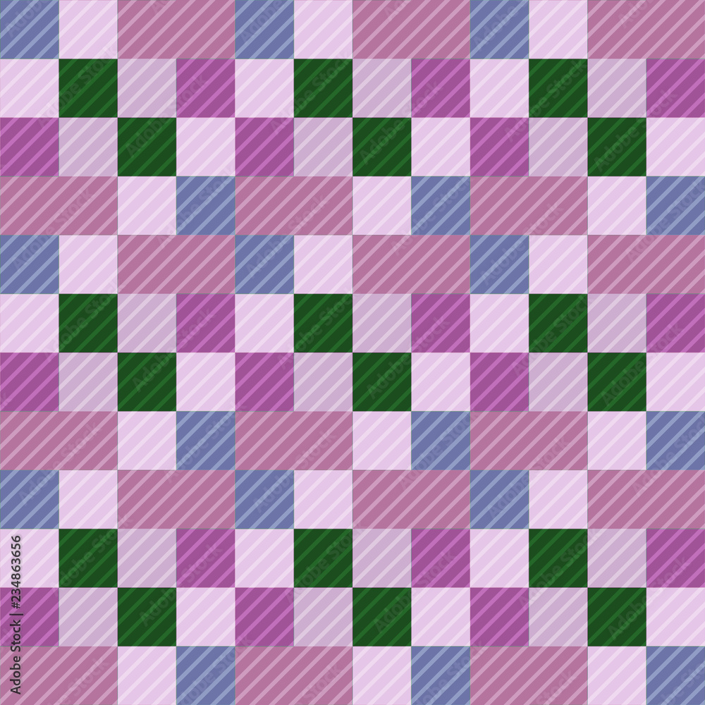 Seamless pattern background from a variety of multicolored squares. Seamless pattern background from a variety of multicolored squares.