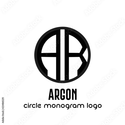 Logo monogramma identità simbolo business emblema logotipo arte grafica geometrico vettoriale lettering design elemento decorazione nome club