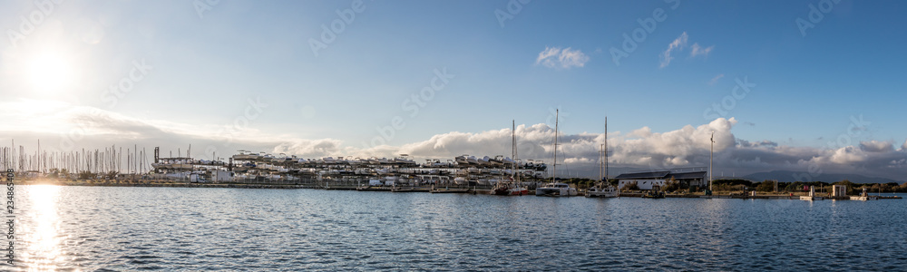 Panorama Port Leucate, port à sec