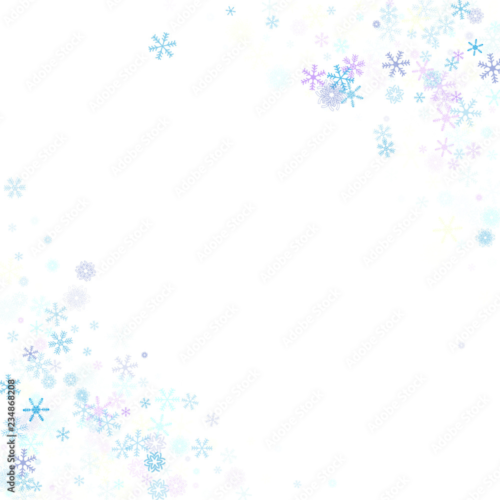 Falling down snow confetti, snowflake vector border. Festive winter, Christmas, New Year sale background. Cold weather, winter storm, scatter texture. Hipster snowfall falling snowflakes cool confetti Falling down snow confetti, snowflake vector border. Festive winter, Christmas, New Year sale background. Cold weather, winter storm, scatter texture. Hipster snowfall falling snowflakes cool confetti