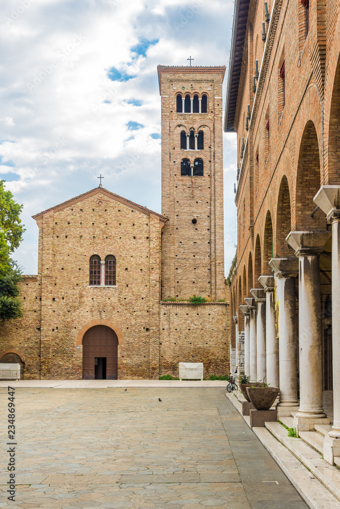 View at the Basilica of San Francesco in Ravenna - Italy