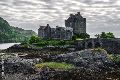 Eilean Donan Castle situated near Isle of Skye, Scotland, UK