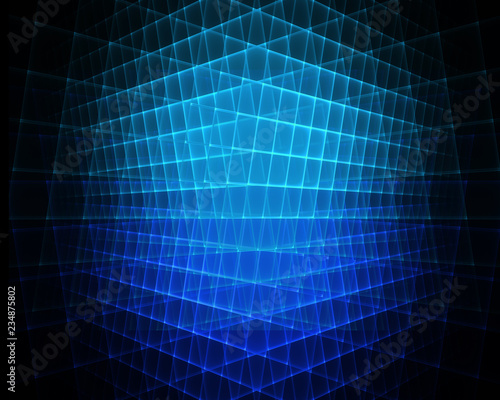 abstract techno background, grid 