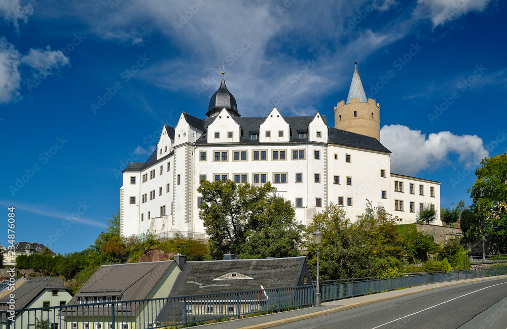 Schloss Wildeck in Zschopau, Sachsen, Deutschland, Europa