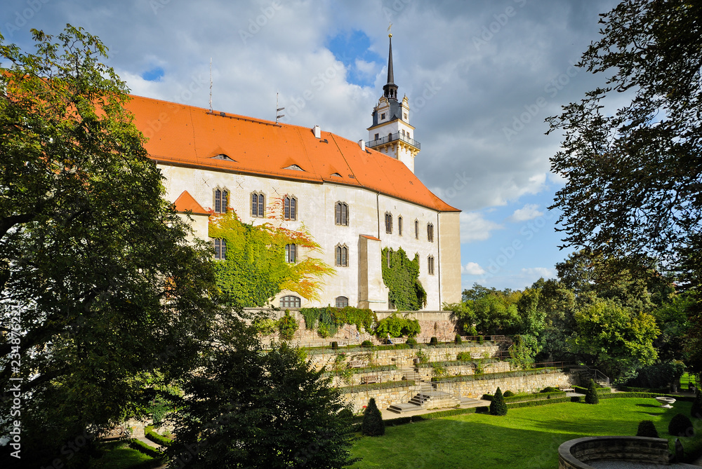 Schloss Hartenfels in Torgau, Sachsen, Deutschland, Europa Schloss Hartenfels in Torgau, Sachsen, Deutschland, Europa