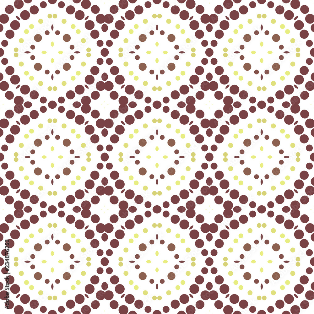 Seamless abstract pattern background with a variety of colored circles. Seamless abstract pattern background with a variety of colored circles.