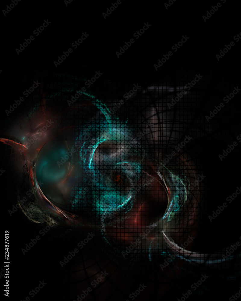 Obraz premium abstract networks and information structures