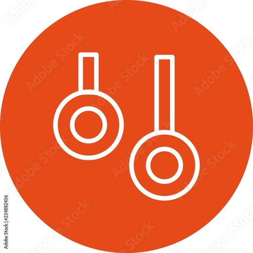 Rings Icon Vector Illustration