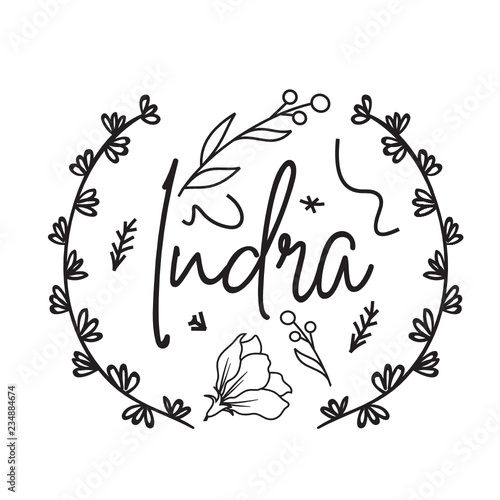 Hand drawn logo collection. Logo design with flowers and beautiful fonts. For designers, florists, Wedding Planner, photographers and other creative professions