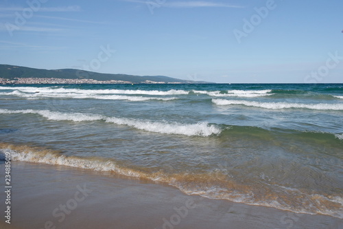 Waves on the Black sea, Bulgaria