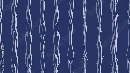 Easy pattern from smooth wavy color lines The idea of a beautiful design of packaging, tiles, textiles, wallpapers, covers, cards, corporate identity Light calligraphic waves