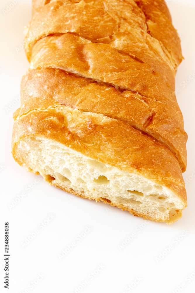 スライスしたフランスパン スライスしたフランスパン