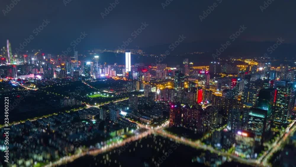 night illuminated shenzhen cityscape aerial panorama 4k tilt shift timelapse china
night illuminated shenzhen cityscape aerial panorama 4k tilt shift timelapse china