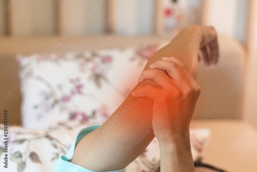 Fotografie Elbow bones injury concept